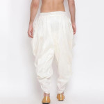 Men White Solid Dhoti